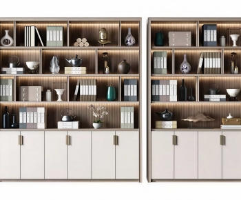 New Chinese Style Bookcase-ID:367230898