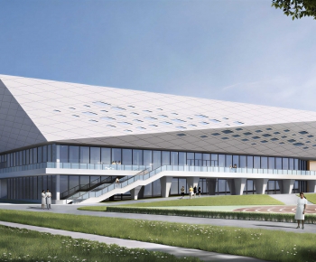 Modern Appearance Of Commercial Building-ID:372903117