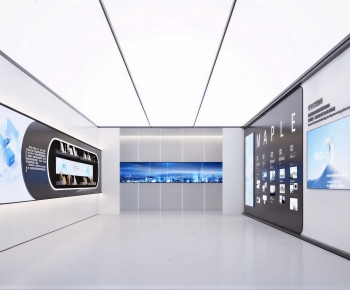 Modern Exhibition Hall-ID:153985022