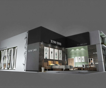 Modern Exhibition Hall-ID:351855998