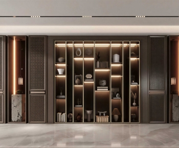 New Chinese Style Bookcase-ID:344290793