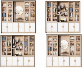 New Chinese Style Decorative Cabinet-ID:216880089