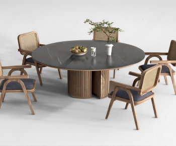 Modern Dining Table And Chairs-ID:383354908