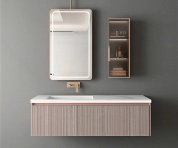 Modern Bathroom Cabinet-ID:342042921