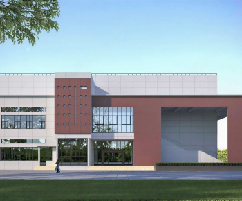 Modern Building Appearance-ID:445152042