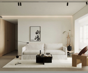 Modern A Living Room-ID:499789743