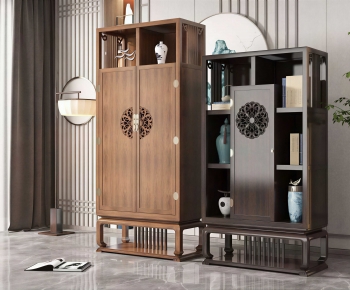 New Chinese Style Bookcase-ID:498569978