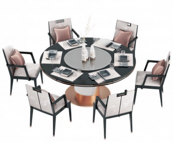New Chinese Style Dining Table And Chairs-ID:610932118