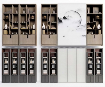 New Chinese Style Bookcase-ID:756323105