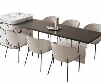 Modern Dining Table And Chairs-ID:687911032