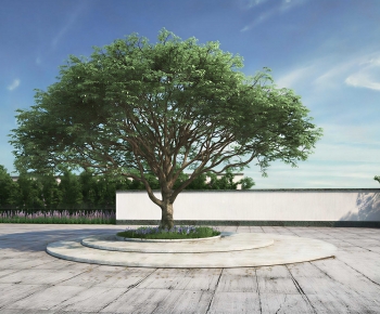 Modern Park Landscape-ID:664655928