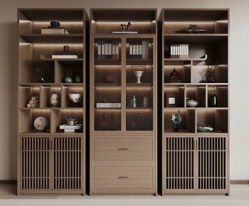 New Chinese Style Chinese Style Bookcase-ID:383512973