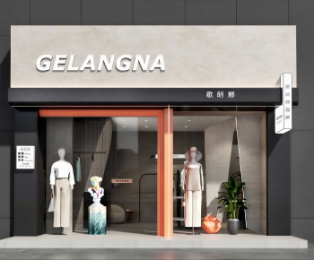 Modern Facade Element-ID:421534068