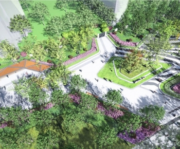Modern Architectural Bird's-eye View Planning-ID:415050981