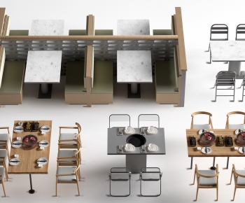 Modern Dining Table And Chairs-ID:393193012