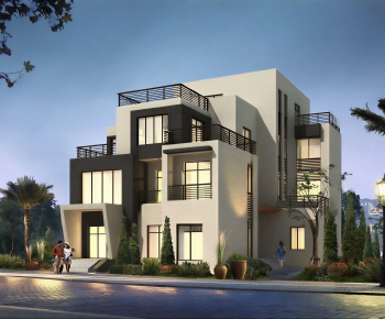 Modern Appearance Of Commercial Building-ID:818610918