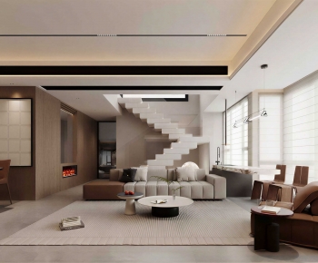 Modern A Living Room-ID:938702112