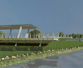 Modern Park Landscape-ID:474430086