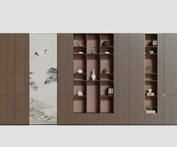 New Chinese Style Bookcase-ID:936620007