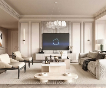 Modern A Living Room-ID:229558927