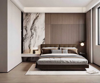 Modern Wabi-sabi Style Bedroom-ID:156338932