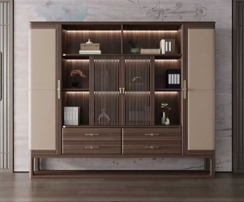 New Chinese Style Bookcase-ID:433852919