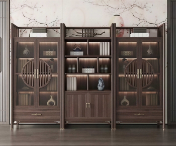 New Chinese Style Bookcase-ID:995737084