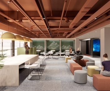 Modern Office Rest Area-ID:649523972