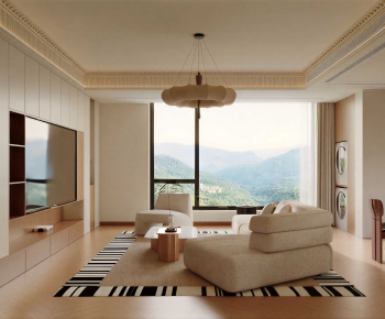 Modern A Living Room-ID:807041889