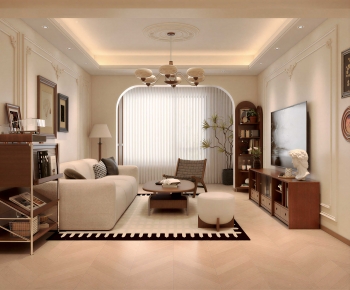 French Style A Living Room-ID:583332062