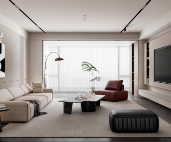 Modern A Living Room-ID:131184103
