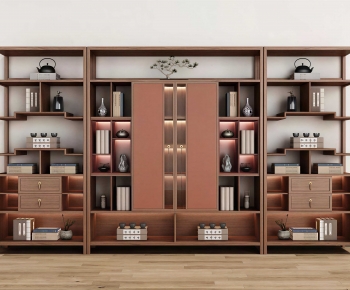 New Chinese Style Bookcase-ID:518023015