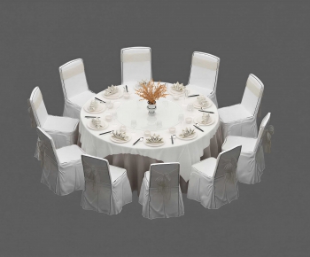 Modern Dining Table And Chairs-ID:390724908