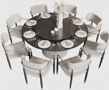 Modern Dining Table And Chairs-ID:237354993