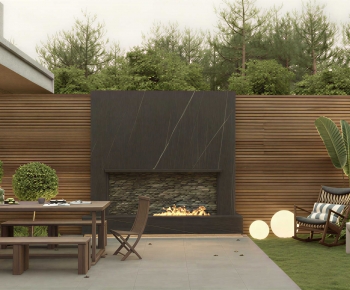 Modern Courtyard/landscape-ID:645762925