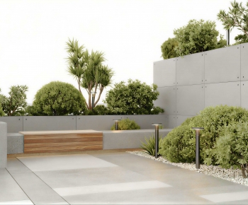 Modern Courtyard/landscape-ID:683051118