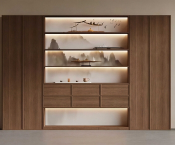 New Chinese Style Chinese Style Bookcase-ID:328501942