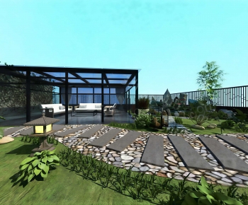 Modern Courtyard/landscape-ID:605767018