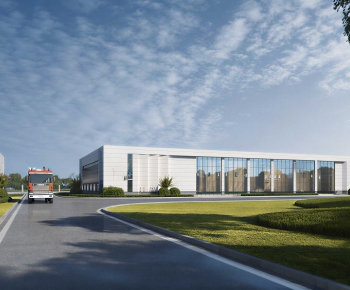 Modern Industrial Building-ID:570172077