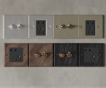 Modern Switch Socket Panel-ID:136337045