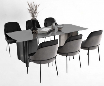 Modern Dining Table And Chairs-ID:598146924