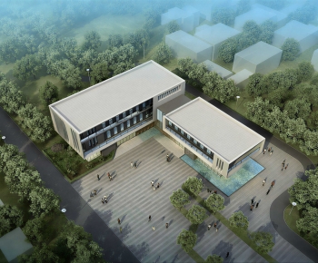 Modern Architectural Bird's-eye View Planning-ID:587964066