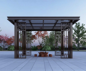 New Chinese Style Courtyard/landscape-ID:568651914