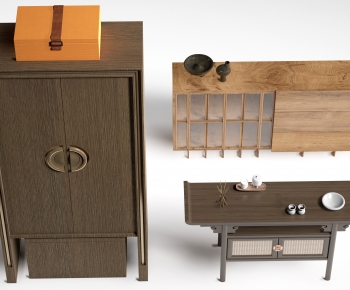 New Chinese Style Chinese Style Side Cabinet/Entrance Cabinet-ID:515755895