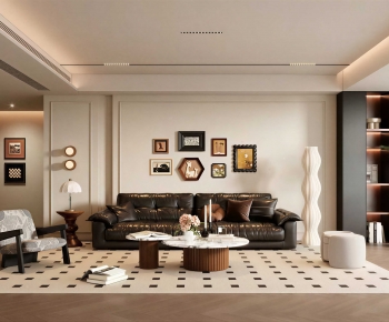Modern A Living Room-ID:897464044