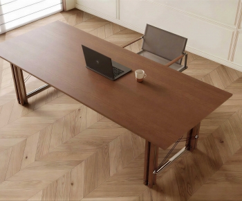 Modern Computer Desk And Chair-ID:714437015