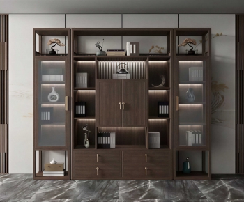 New Chinese Style Bookcase-ID:802259415