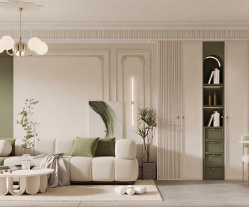 French Style A Living Room-ID:101969256