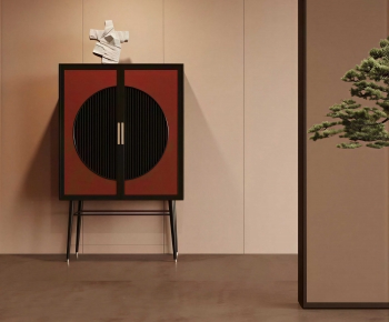 New Chinese Style Side Cabinet-ID:868199114