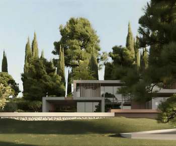 Modern Courtyard/landscape-ID:655704027